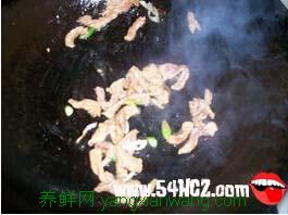 金针菇炒肉的做法4