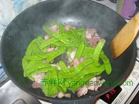 荷兰豆炒肉3